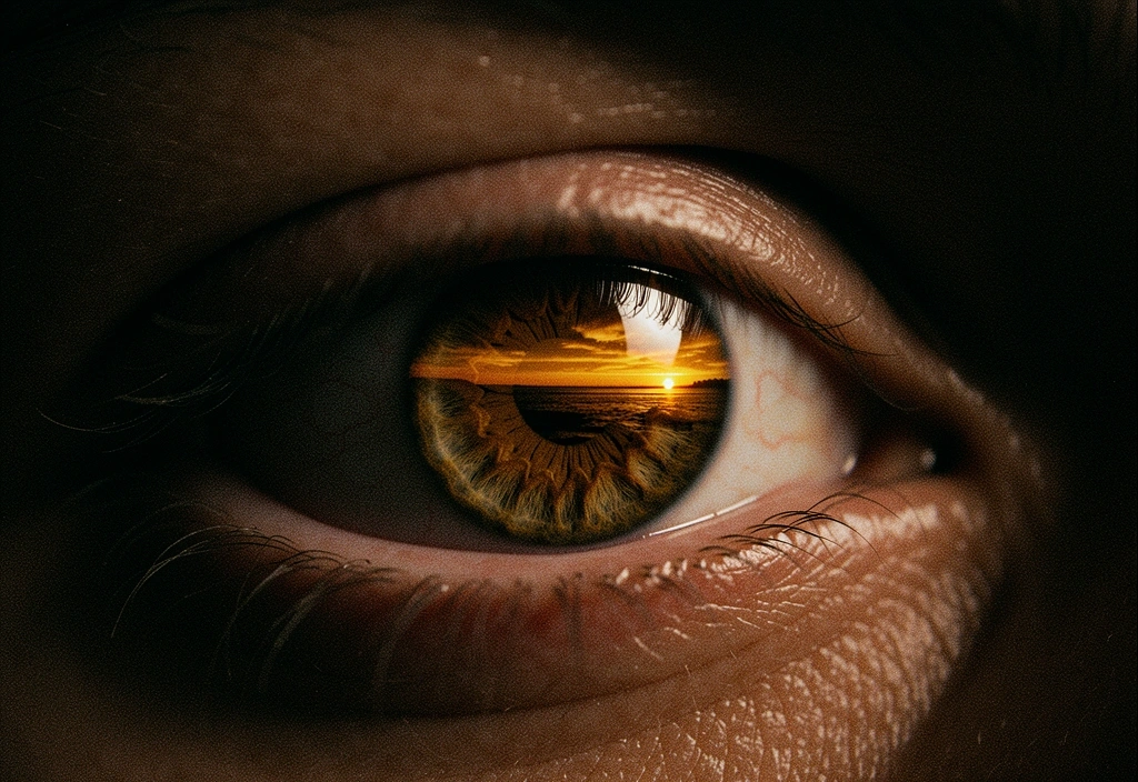 Detail oka a vnímanie svetla